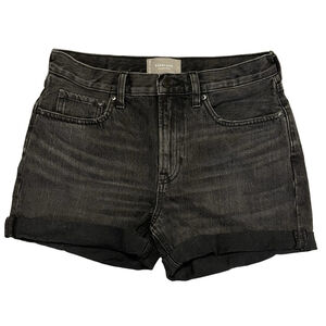 Everlane The Denim Short High Rise Size 27 Vintage Black Cuffed
